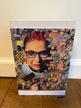 Jiggy X Katy Hirschfeld Ruth Bader Ginsburg 500 Piece Puzzle Unopened Brand New